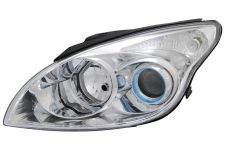 PHARE AVANT HYUNDAI I30 2008-2010 BASE CHROMÉE / AVEC MOTEUR / GAUCHE