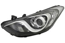 PHARE AVANT HYUNDAI I30 2012-2016 LAMPE H7+H7+H7 / DETAIL CHROMÉ / GAUCHE