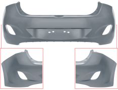 PARE-CHOCS HYUNDAI I30 2012-2016 ARRIÈRE / AVEC APPRET