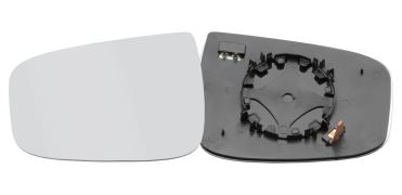 VERRE DE RÉTROVISEUR HYUNDAI IX20 2010-2015 AVEC SUPPORT / CHAUFFANT / CONVEXE / GAUCHE