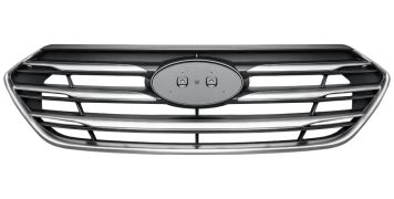 GRILLE HYUNDAI SANTA FE 2016-2018 FACE AVANT / MOULURE CHROMÉE 