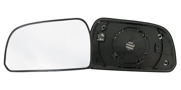 VERRE DE RÉTROVISEUR HYUNDAI TUCSON 2005-2010 AVEC SUPPORT / CHAUFFANT / CONVEXE / GAUCHE