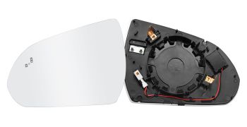 VERRE DE RÉTROVISEUR HYUNDAI ELANTRA 2016-2019 AVEC SUPPORT / CHAUFFANT / LANE ASSIST / CONVEXE / GAUCHE