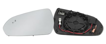 VERRE DE RÉTROVISEUR HYUNDAI I30 2016-2019 AVEC SUPPORT / CHAUFFANT / SIDE ASSIST / CONVEXE / GAUCHE