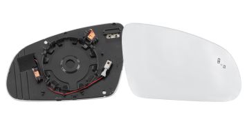 VERRE DE RÉTROVISEUR HYUNDAI KONA 2017-2020 AVEC SUPPORT / CHAUFFANT / SIDE ASSIST / CONVEXE / DROIT