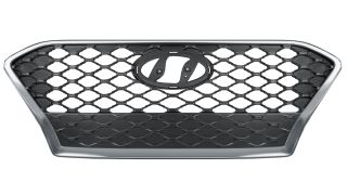 GRILLE HYUNDAI KONA 2017-2020 PARE-CHOCS AVANT / AVEC CONTOUR CHROMÉ / CENTRALE 