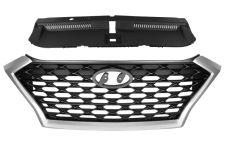 GRILLE HYUNDAI TUCSON 2018-2020 FACE AVANT / MODÈLE N-LINE / AVEC SUPPORT GRILLE HYUNDAI TUCSON 2018-2020 FACE AVANT / MODÈLE N-LINE / AVEC SUPPORT
