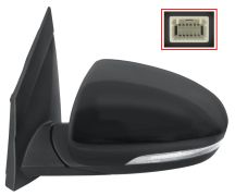 RÉTROVISEUR HYUNDAI TUCSON 2015-2018 ÉLÉCTRIQUE / CHAUFFANT / FEU CLIGNOTANT / FEU DE SOL / RABATTABLE ÉLÉCTRIQUEMENT / SIDE ASSIST / GAUCHE