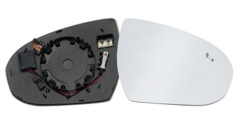 VERRE DE RÉTROVISEUR HYUNDAI TUCSON 2015-2018 AVEC SUPPORT / CHAUFFANT / SIDE ASSIST / CONVEXE / DROIT