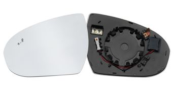 VERRE DE RÉTROVISEUR HYUNDAI TUCSON 2015-2018 AVEC SUPPORT / CHAUFFANT / SIDE ASSIST / CONVEXE / GAUCHE