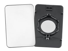 VERRE DE RÉTROVISEUR IVECO DAILY 1999-2006 AVEC SUPPORT / SUPÉRIEUR / CONVEXE / REVERSIBLE