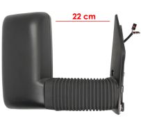 RÉTROVISEUR IVECO DAILY 1999-2006 BRAS 22cm / ÉLÉCTRIQUE / CHAUFFANT / 2 VERRES / DROIT