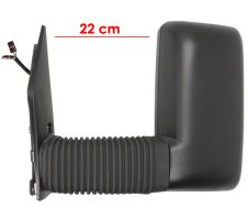RÉTROVISEUR IVECO DAILY 1999-2006 BRAS 22cm / ÉLÉCTRIQUE / CHAUFFANT / 2 VERRES / GAUCHE