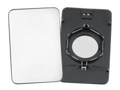 VERRE DE RÉTROVISEUR IVECO DAILY 1999-2006 AVEC SUPPORT / SUPÉRIEUR / CHAUFFANT / CONVEXE / REVERSIBLE