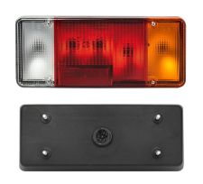 FEU ARRIÈRE IVECO DAILY 1999-2006 MODÈLE PICK UP / AVEC PORTE AMPOULE / DROIT