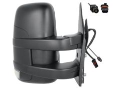 RÉTROVISEUR IVECO DAILY 2006-2012 BRAS COURT / MANUEL / FEU CLIGNOTANT / ANTENNE / DROIT