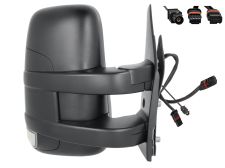 RÉTROVISEUR IVECO DAILY 2006-2012 BRAS COURT / ÉLÉCTRIQUE / CHAUFFANT / FEU CLIGNOTANT / ANTENNE / DROIT