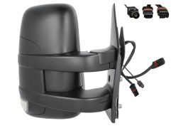 RÉTROVISEUR IVECO DAILY 2006-2012 BRAS COURT / ÉLÉCTRIQUE / CHAUFFANT / FEU CLIGNOTANT / ANTENNE / DROIT