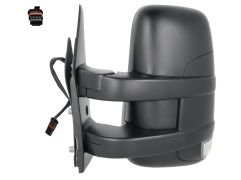 RÉTROVISEUR IVECO DAILY 2006-2012 BRAS COURT / MANUEL / FEU CLIGNOTANT / AVEC SONDE / GAUCHE