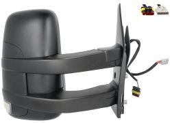 RÉTROVISEUR IVECO DAILY 2012-2014 BRAS LONG / ÉLÉCTRIQUE / CHAUFFANT / FEU CLIGNOTANT / DROIT