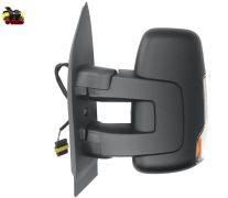 RÉTROVISEUR IVECO DAILY 2014-2019 BRAS COURT / MANUEL / FEU CLIGNOTANT / AVEC SONDE / GAUCHE