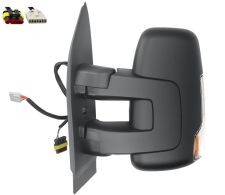 RÉTROVISEUR IVECO DAILY 2014-2019 BRAS COURT / ÉLÉCTRIQUE / CHAUFFANT / FEU CLIGNOTANT / AVEC SONDE / GAUCHE
