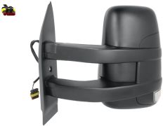 RÉTROVISEUR IVECO DAILY 2014-2019 BRAS LONG / MANUEL / FEU CLIGNOTANT / GAUCHE