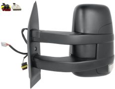 RÉTROVISEUR IVECO DAILY 2014-2019 BRAS LONG / ÉLÉCTRIQUE / CHAUFFANT / FEU CLIGNOTANT / AVEC SONDE / GAUCHE