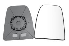 VERRE DE RÉTROVISEUR IVECO DAILY 2014-2019 BRAS COURT / AVEC SUPPORT / SUPÉRIEUR / CONVEXE / DROIT