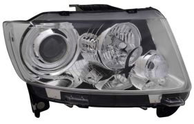 PHARE AVANT JEEP COMPASS 2011-2017 BASE CHROMÉE / DROIT