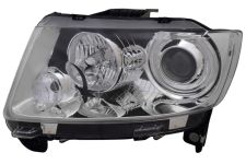 PHARE AVANT JEEP COMPASS 2011-2017 BASE CHROMÉE / GAUCHE