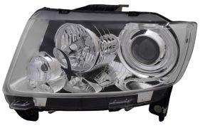 PHARE AVANT JEEP COMPASS 2011-2017 BASE CHROMÉE / GAUCHE