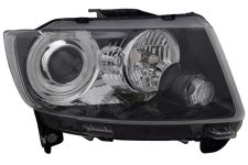 PHARE AVANT JEEP COMPASS 2011-2017 BASE NOIRE / DROIT