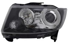 PHARE AVANT JEEP COMPASS 2011-2017 BASE NOIRE / GAUCHE