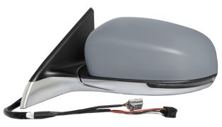 RÉTROVISEUR JEEP COMPASS 2021-2025 BASE CHROMÉE / ÉLÉCTRIQUE / CHAUFFANT / FEU CLIGNOTANT / FEU DE SOL / RABATTABLE ÉLÉCTRIQUEMENT / SIDE ASSIST / AVEC APPRET / GAUCHE