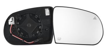 VERRE DE RÉTROVISEUR JEEP COMPASS 2021-2025 AVEC SUPPORT / CHAUFFANT / SIDE ASSIST / CONVEXE / DROIT