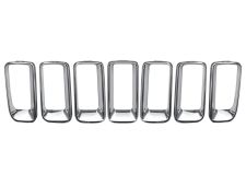 MOULURES GRILLE JEEP RENEGADE 2014-2018 FACE AVANT / 7 PIÈCES / CHROMÉE