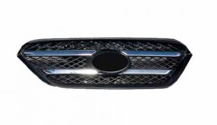 GRILLE FACE AVANT KIA CARENS 2007-2010 NOIRE / CHROMÉE 