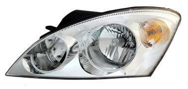 PHARE AVANT KIA CEED 2007-2009 BASE CHROMÉE / GAUCHE