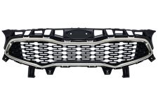 GRILLE KIA CEED 2015-2018 FACE AVANT / AVEC CONTOUR CHROMÉ / NOIRE BRILLANTE 