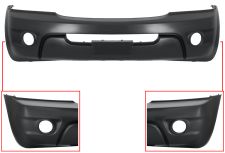 PARE-CHOCS KIA SORENTO 2006-2009 AVANT / MODÈLE LX / AVEC APPRET