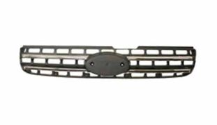 GRILLE KIA SPORTAGE 2004-2010 FACE AVANT / CHROMÉE / NOIRE 