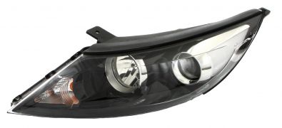 PHARE KIA SPORTAGE 2010-2014 BASE NOIRE GAUCHE