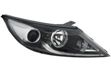 PHARE AVANT KIA SPORTAGE 2014-2016 BASE NOIRE / AVEC FEU DE JOUR / LED / DROIT