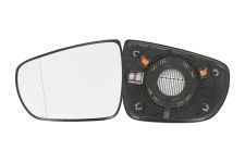 VERRE DE RÉTROVISEUR KIA CARENS 2013-2016 AVEC SUPPORT / CHAUFFANT / ASPHÉRIQUE / GAUCHE 
