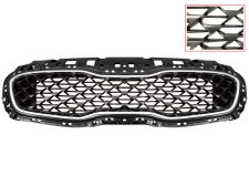 GRILLE KIA SPORTAGE 2018-2021 FACE AVANT / AVEC CONTOUR CHROMÉ / NOIRE BRILLANTE / MODÈLE GT LINE