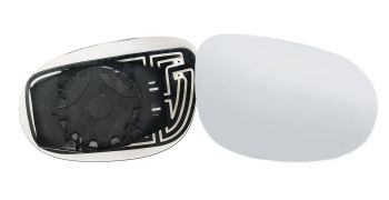 VERRE DE RÉTROVISEUR LANCIA YPSILON 2011-2015 AVEC SUPPORT / CHAUFFANT / CONVEXE DROIT