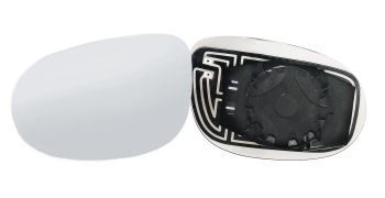 VERRE DE RÉTROVISEUR LANCIA YPSILON 2011-2015 AVEC SUPPORT / CHAUFFANT / CONVEXE GAUCHE