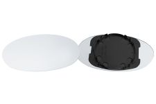 VERRE DE RÉTROVISEUR LANCIA Y 1995-2000 AVEC SUPPORT / CONVEXE / GAUCHE