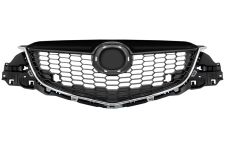 GRILLE MAZDA CX-5 2012-2015 FACE AVANT / MOULURE INFÉRIEURE CHROMÉE / MOULURE SUPÉRIEURE NOIRE 